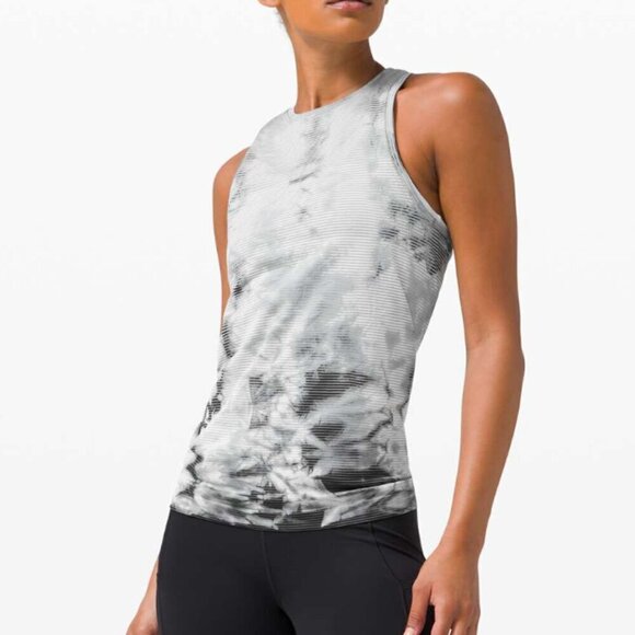 Lululemon Swiftly Tech Tank 2.0 *Wash Shibori Stripe Graphite Grey - Picture 4 of 4